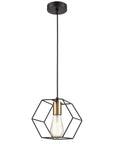 Lampa Wisząca APP1131-1CP Czarno Złota 7
