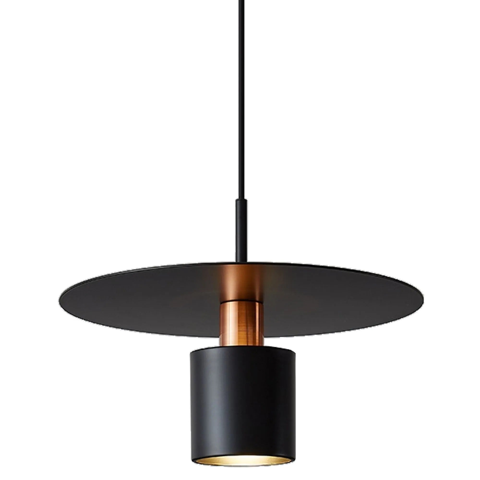 Lampa Wisząca APP1145-1CP Czarna Różowe Złoto 7