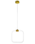 LAMPA SUFITOWA WISZĄCA LED LHJ057-CP1 ZŁOTA SZCZOTKOWANA 7