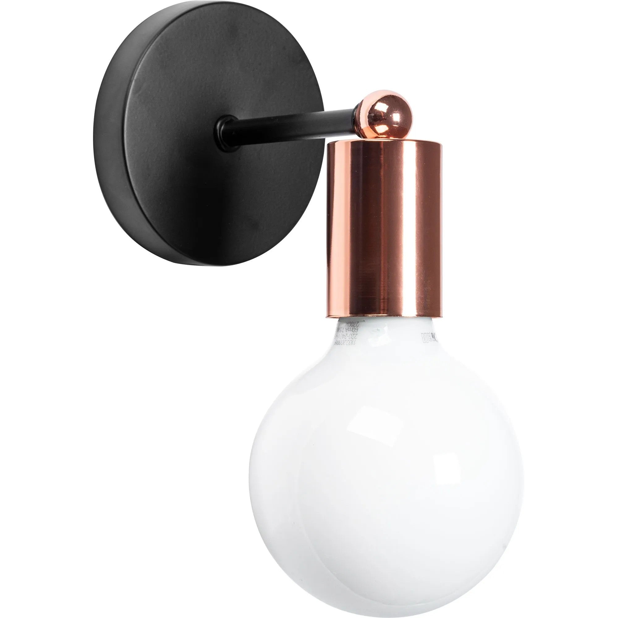 Lampa Kinkiet Ścienny Metalowy 392205 Różowe Złoto 7