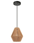 Lampa Wisząca Boho APP1150-1W WOOD 7