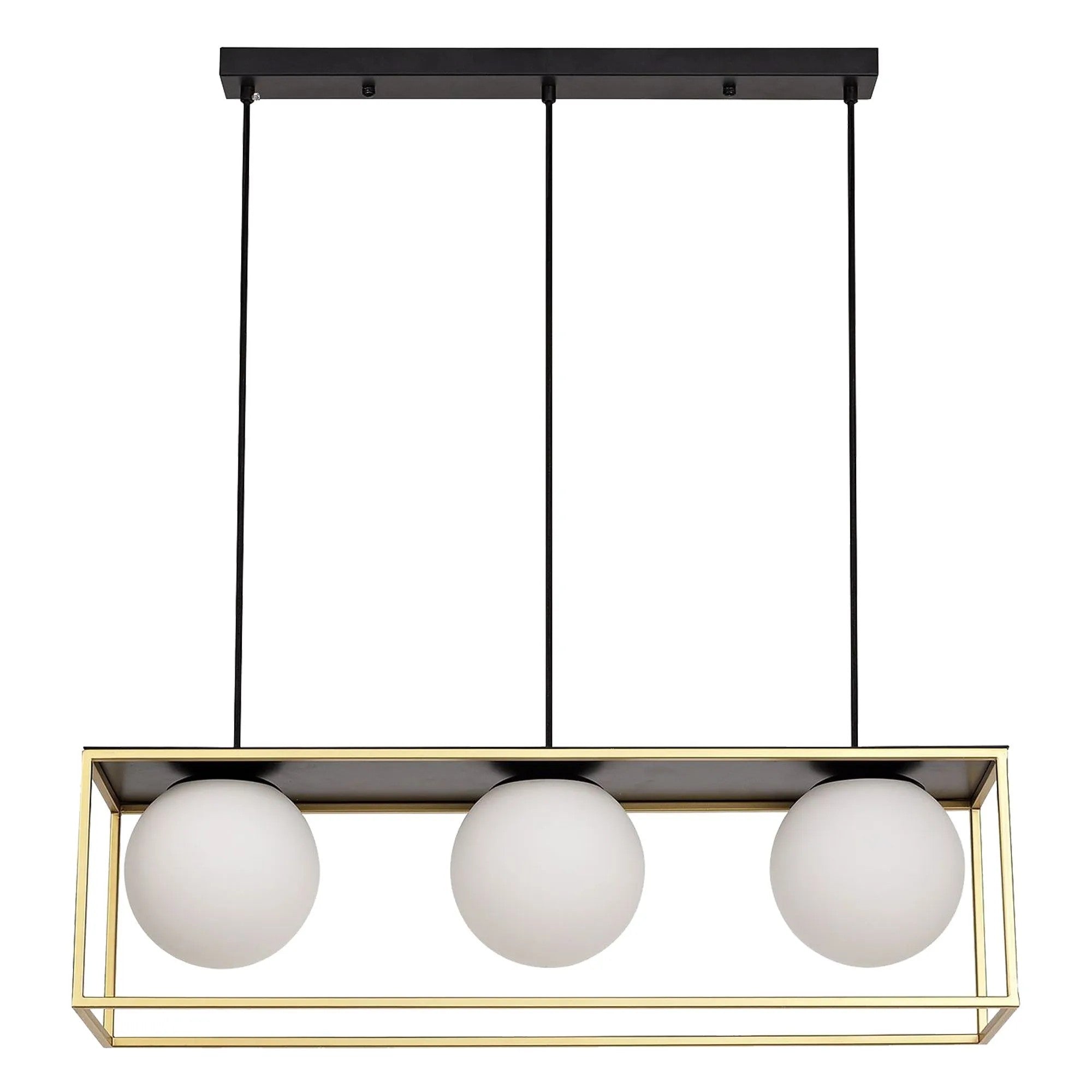 Lampa Sufitowa Czarno Złota APP1164-3CP 7