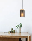 LAMPA SUFITOWA WISZĄCA APP1810-1CP Frosted Grey 7