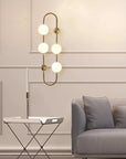 LAMPA ŚCIENNA KINKIET APP1144-4W Złota 7
