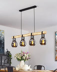 Lampa Wisząca APP1775-4CP WOOD GREY 7