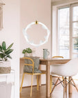 LAMPA WISZĄCA LED G014-1CP BIAŁY/ZŁOTY 7