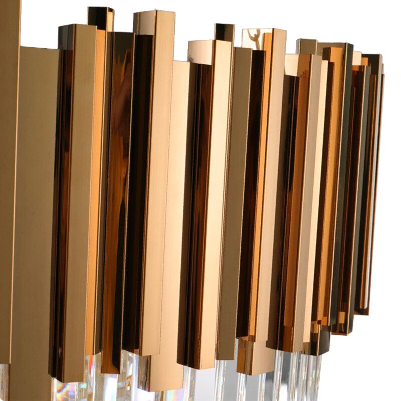 KRYSZTAŁOWA LAMPA SUFITOWA 312355 Złota