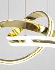Lampa sufitowa nowoczesna LED + PILOT APP818-CP  Złota