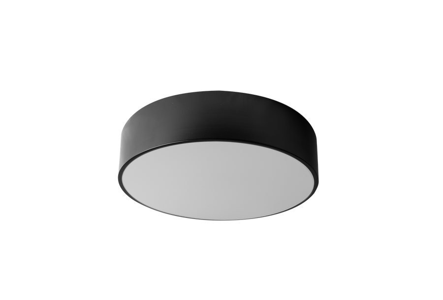 Lampa Plafon 30cm Okrągła Sufitowa app640-2c Czarna