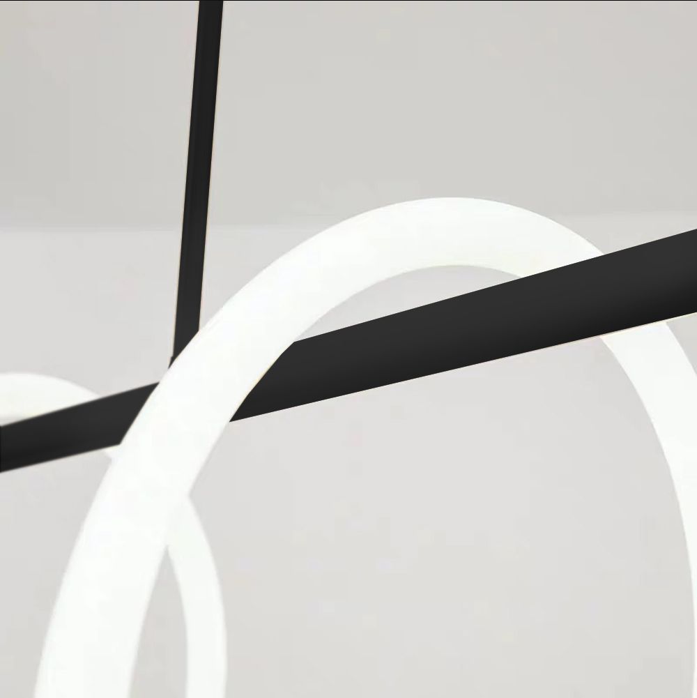 Lampa ścienna kinkiet LED APP857-W Long Czarna