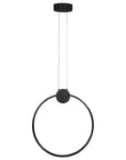 LAMPA SUFITOWA WISZĄCA LED APP1395-CP BLACK 40cm