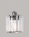 Lampa Sufitowa Kryształ APP508-1CP Srebrna
