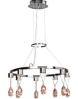Lampa wisząca LED chrom kryształki Prisma 38-26064