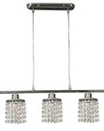 Lampa wisząca chrom z kryształkami białymi 5x40W Royal Candellux 35-28115