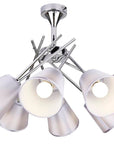 Lampa sufitowa chrom regulowana 8 Vox 38-70647