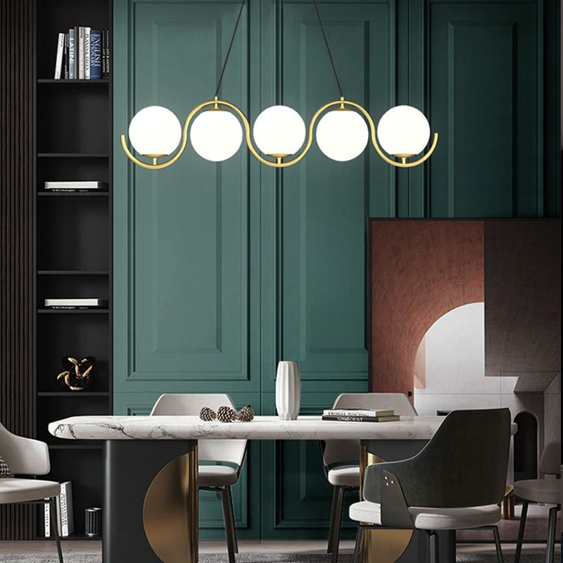 Lampa Sufitowa Wisząca App1440-5cp Złota
