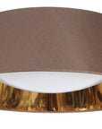 Lampa sufitowa LED biały zimny 16W brązowy abażur Mola Candellux 31-41500