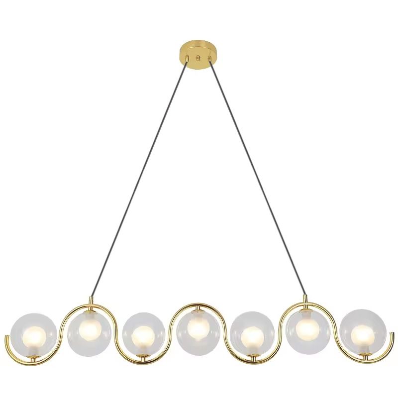 Lampa Sufitowa Wisząca App1441-7cp Złota