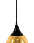 Lampa wisząca szklana regulowana złota E27 60W Celia Candellux 31-57303