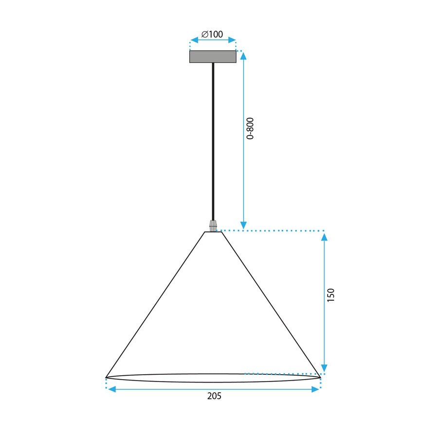 LAMPA SUFITOWA WISZĄCA APP1442-1CP WOOD