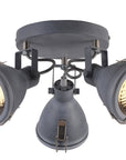 Lampa sufitowa szara regulowana 3xE14 Crodo 98-71132