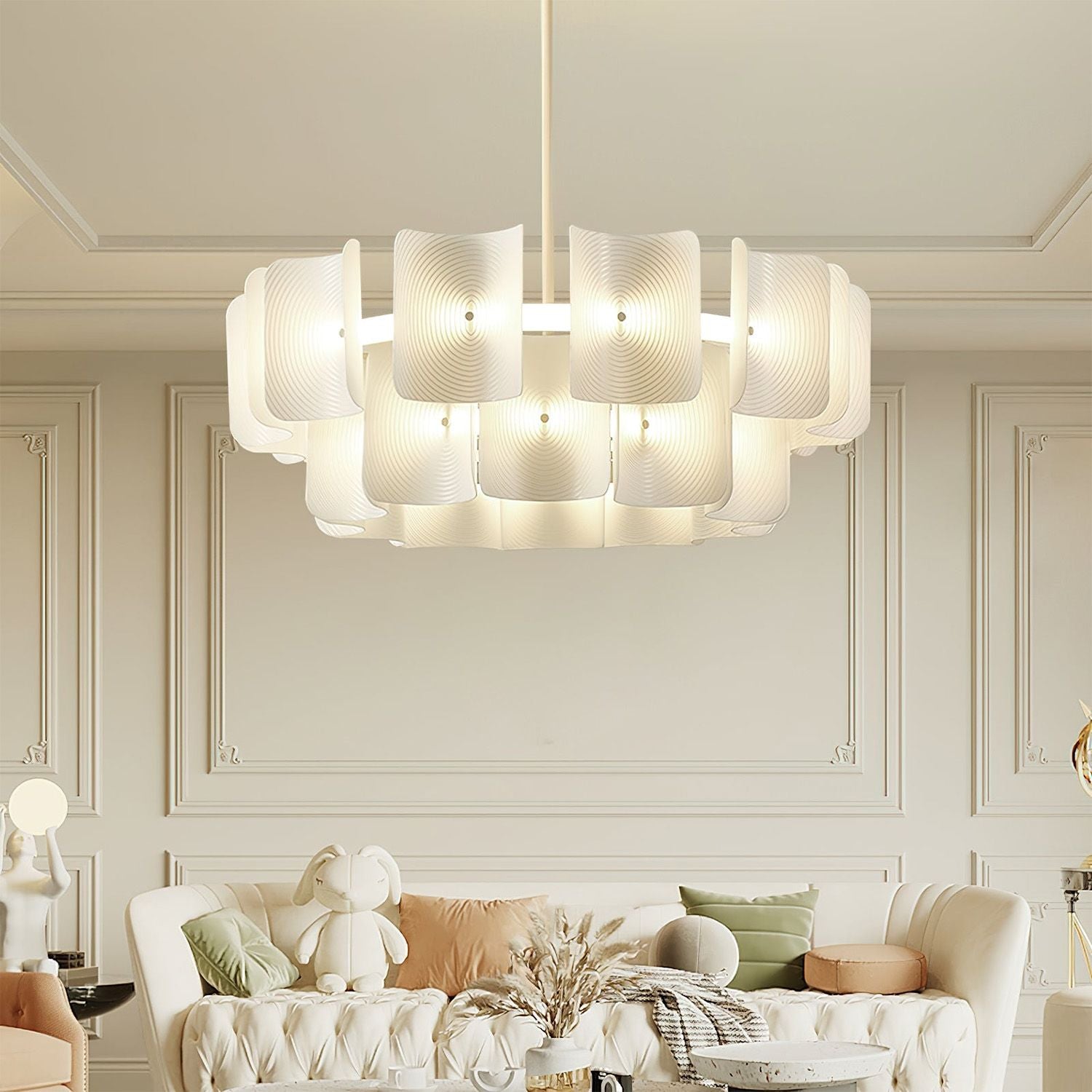 Lampa Sufitowa Wisząca Led APP1671-1CP White 2