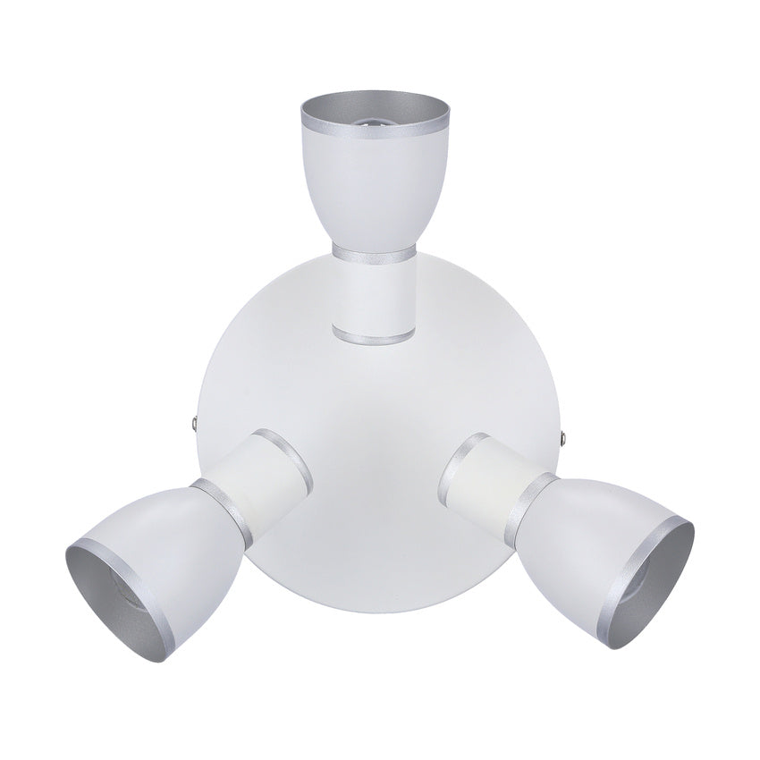 Lampa sufitowa candellux fido 98-63397 plafon e14 biały+chrom