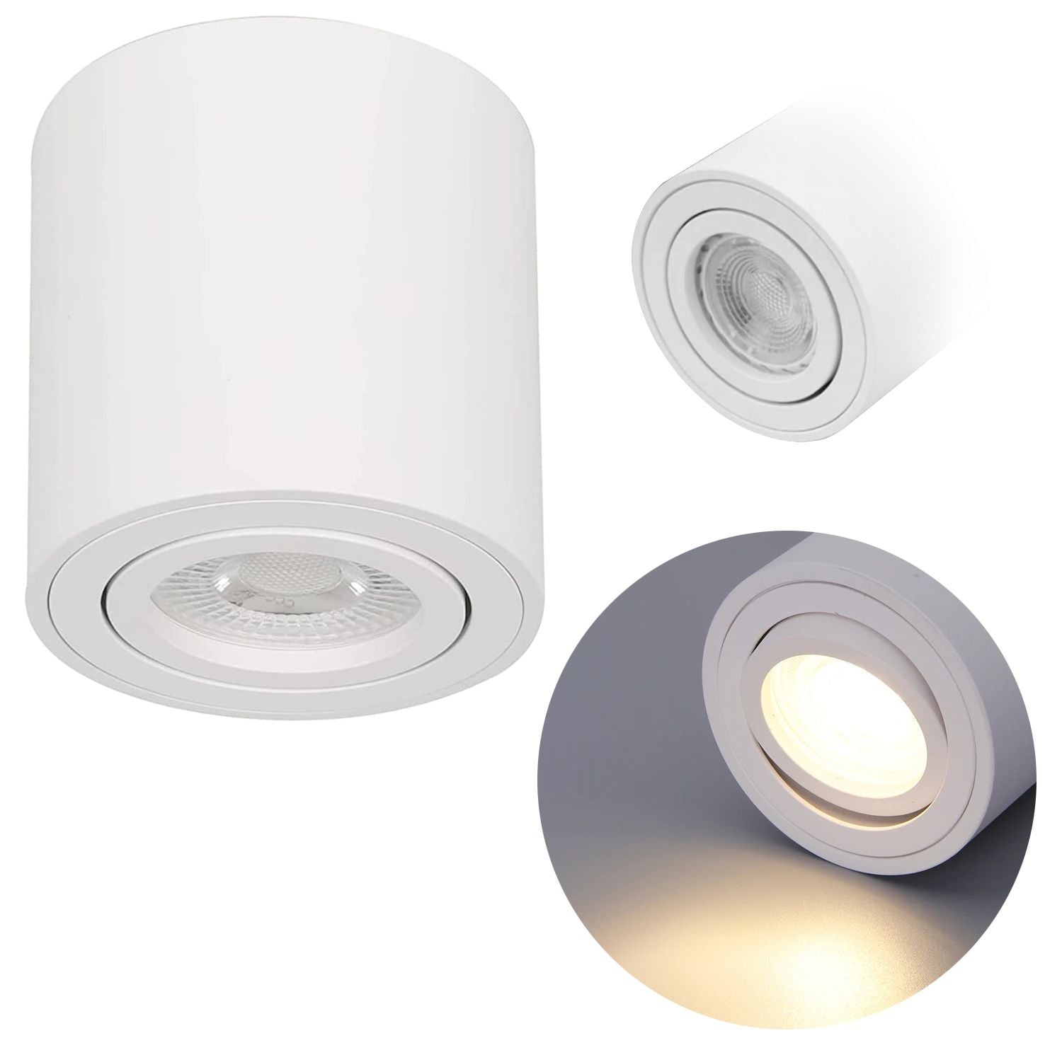 Lampa Spot Reflektor Biały