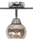 Lampa ścienna listwa 3X10W E14 LED chrom FORT 93-62826