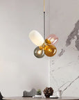 Lampa Sufitowa Wisząca Szklana APP436-4C Multicolor