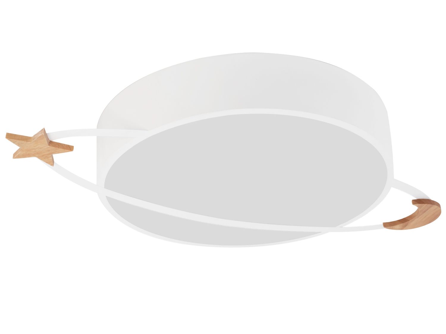 Lampa Plafon Moon APP867-C Biała