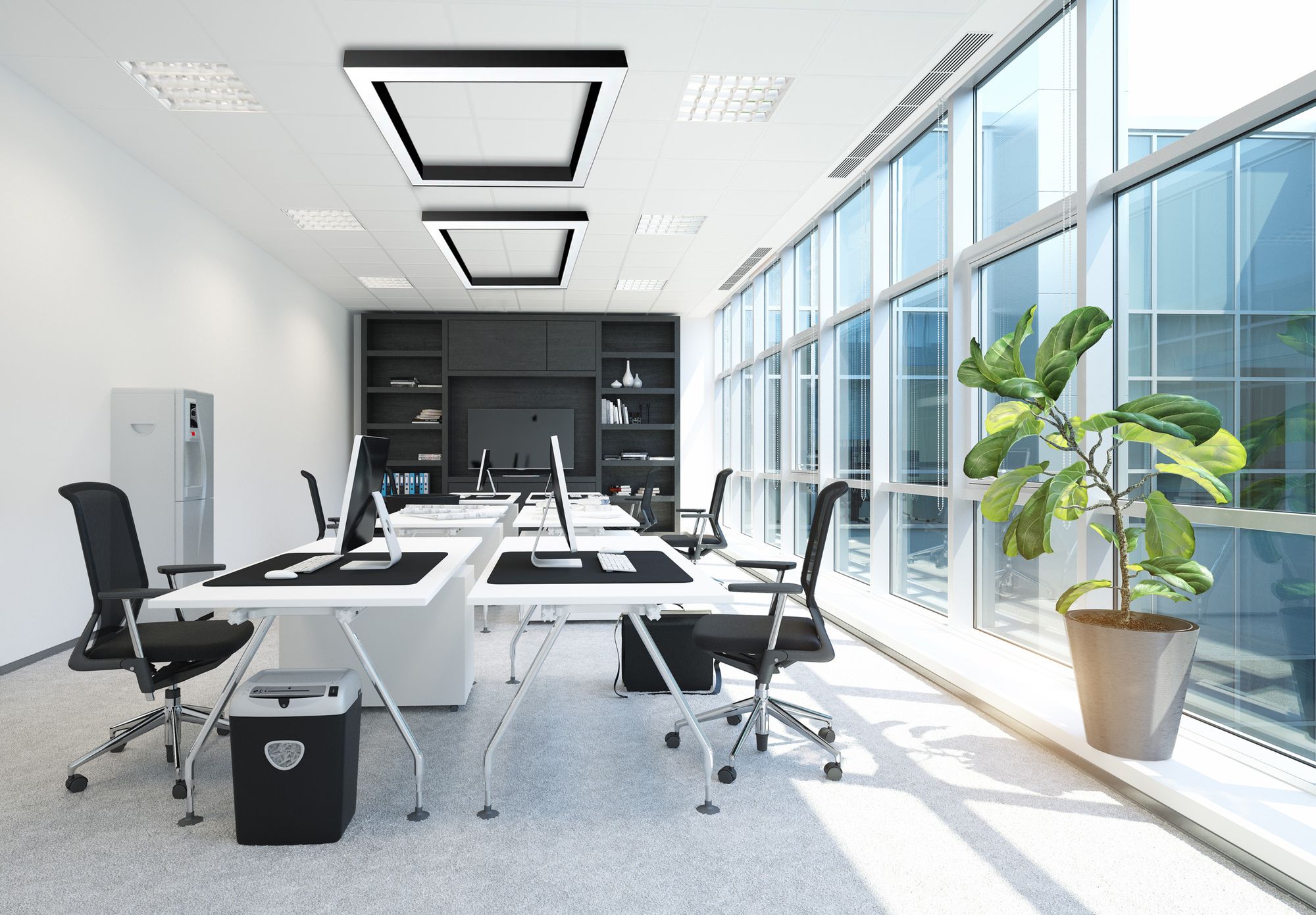 Lampa sufitowa plafon APP1284-C Czarna