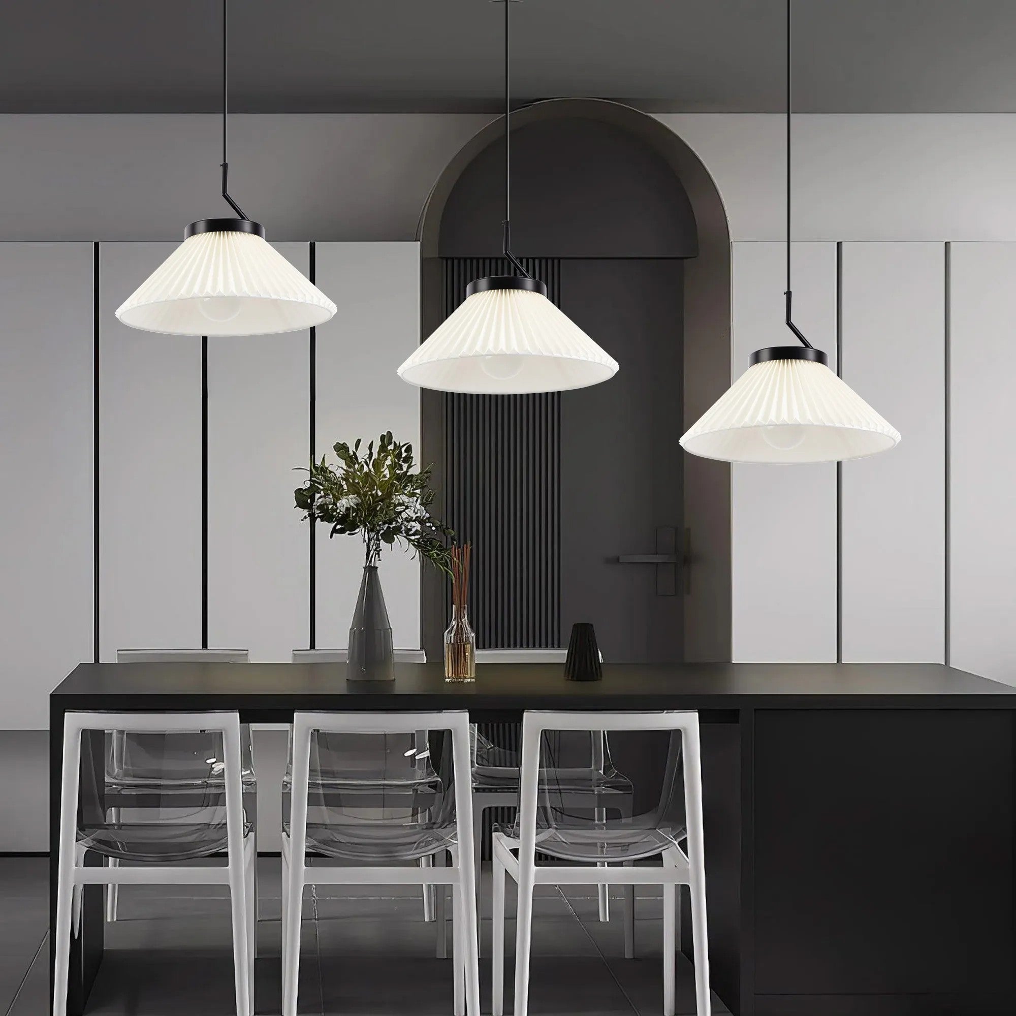 LAMPA SUFITOWA WISZĄCA BLACK APP1670-1CP 8