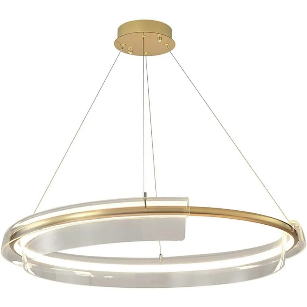 LAMPA SUFITOWA WISZĄCA LED APP1672-CP Gold 8