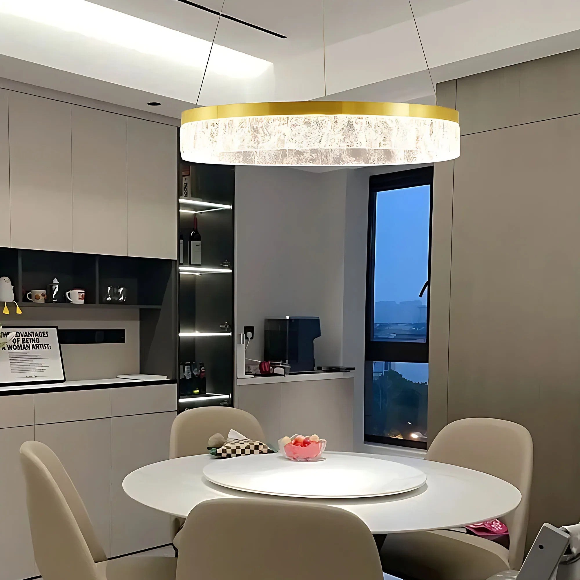 Lampa Wisząca LHJ047-CP 80 Cm ZŁOTA 8