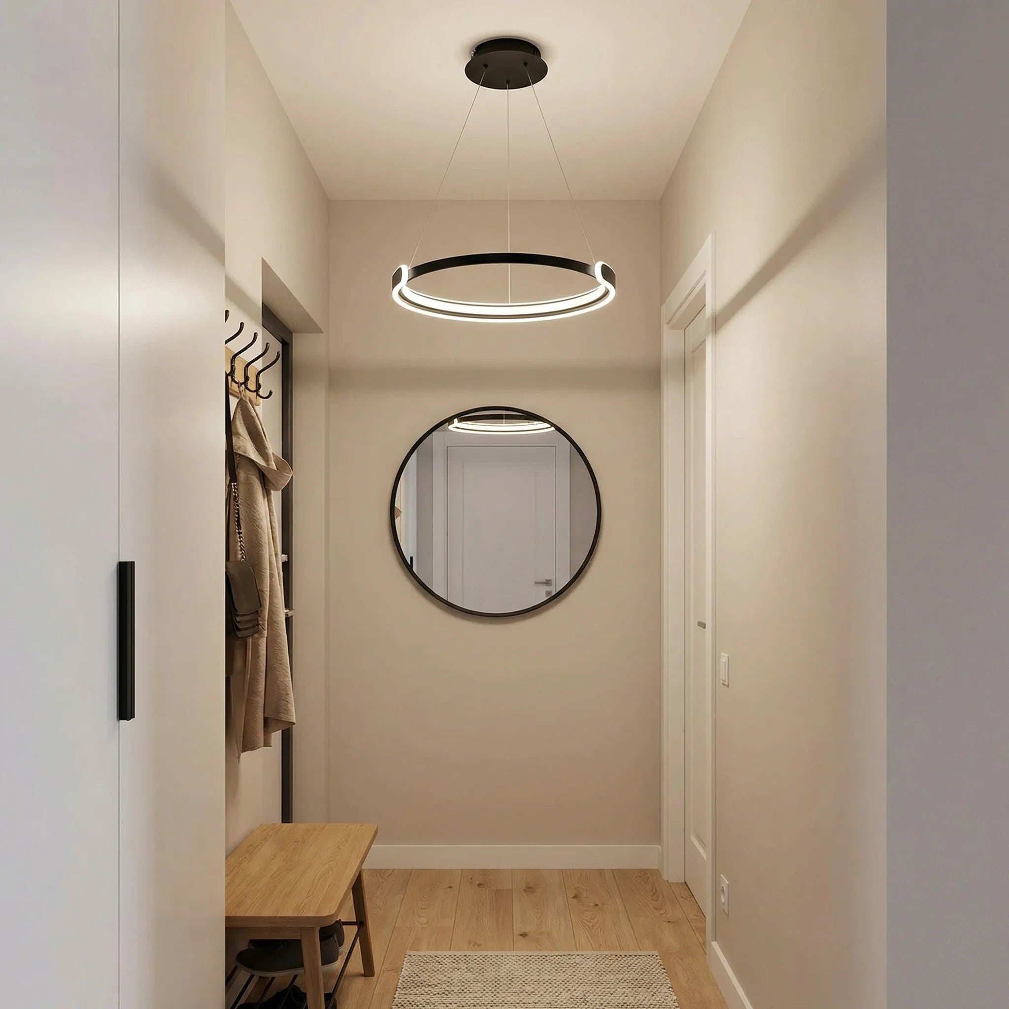 Lampa Sufitowa LED APP1927-CP Czarna 8