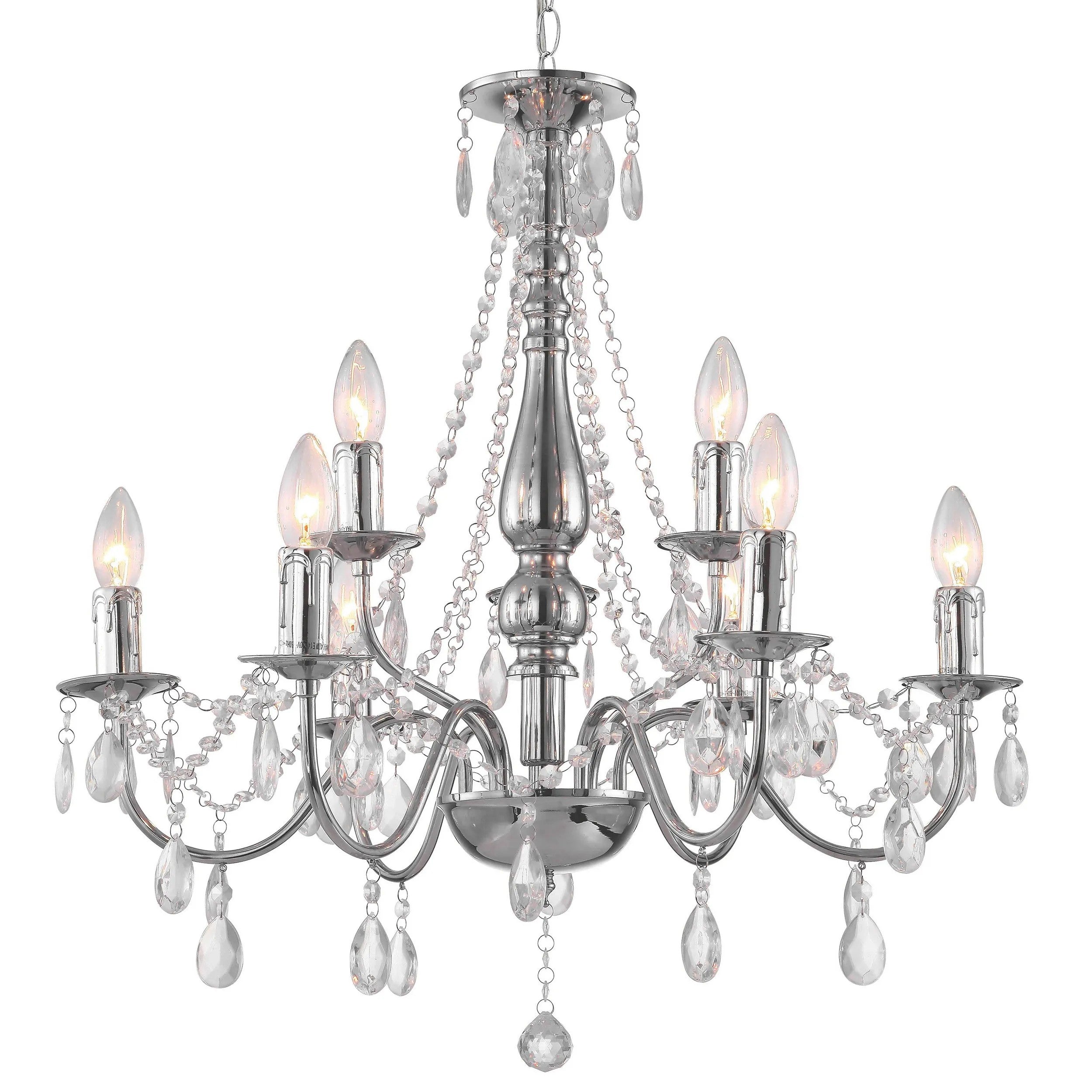 LAMPA SUFITOWA WISZĄCA EBT016-9CP CHROM 8