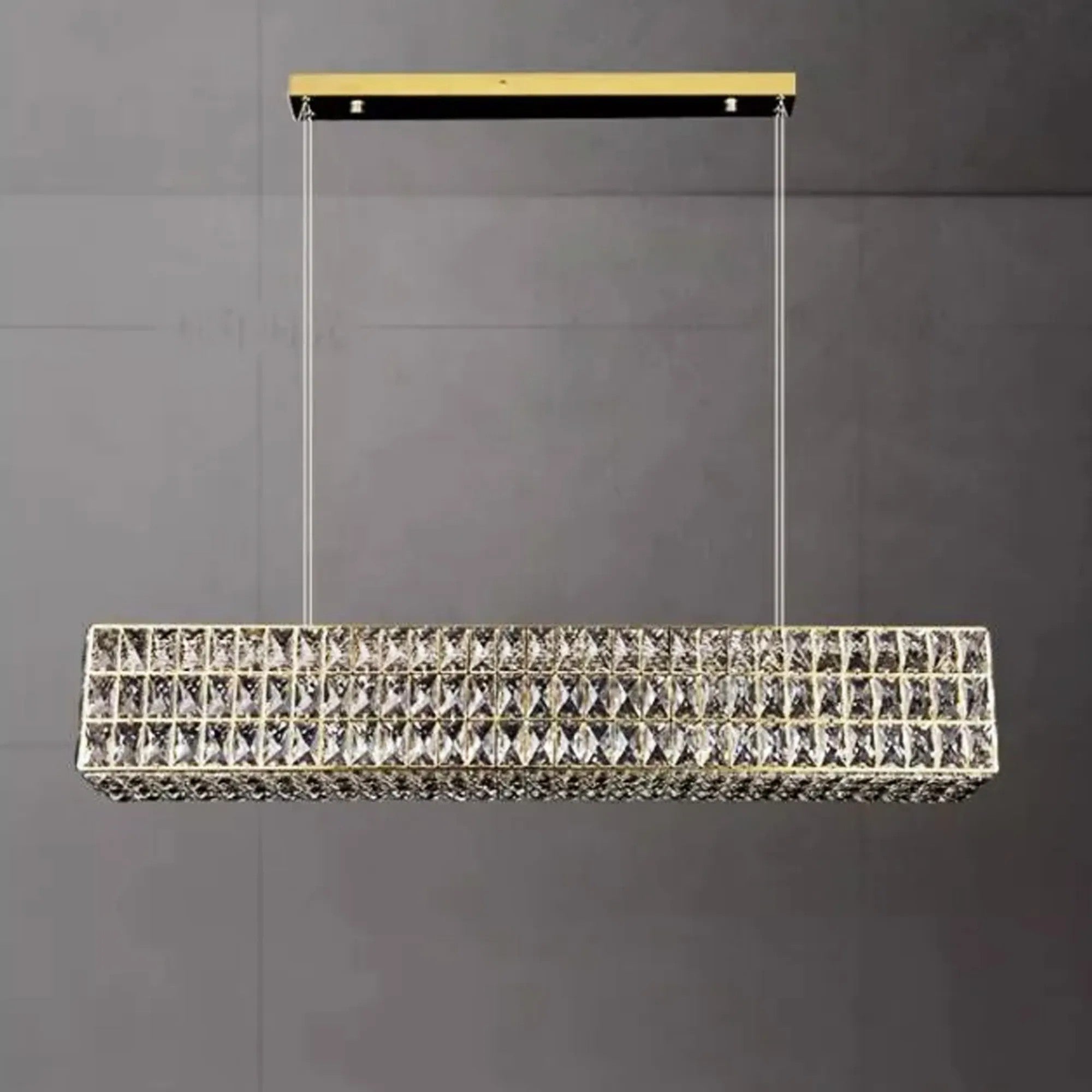 LAMPA SUFITOWA WISZĄCA LED APP1566-CP Gold 8