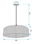 Lampa Wisząca Boho APP1296-1CP GREEN 8