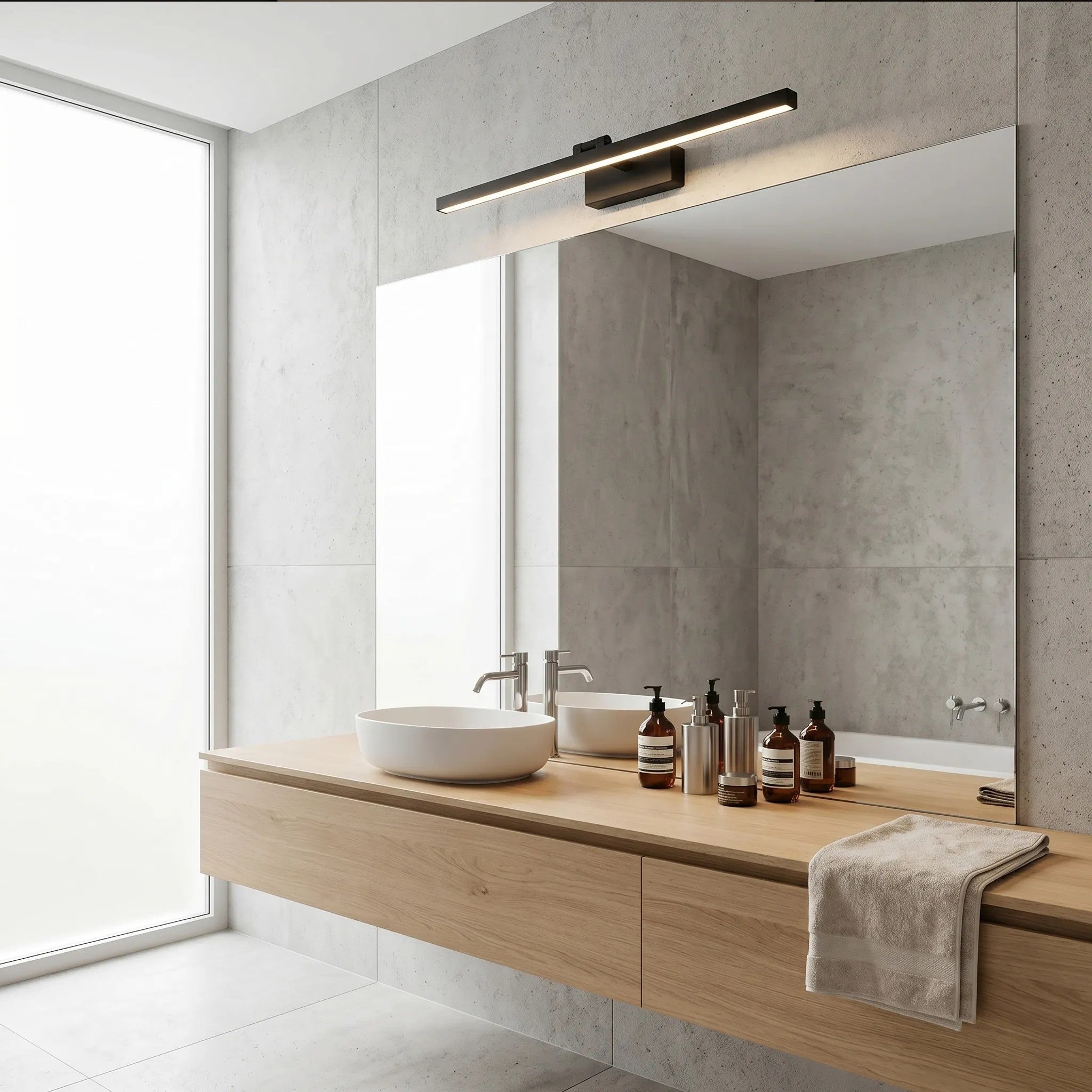 Kinkiet Łazienkowy LED APP1868-1W 80 Cm Black 8