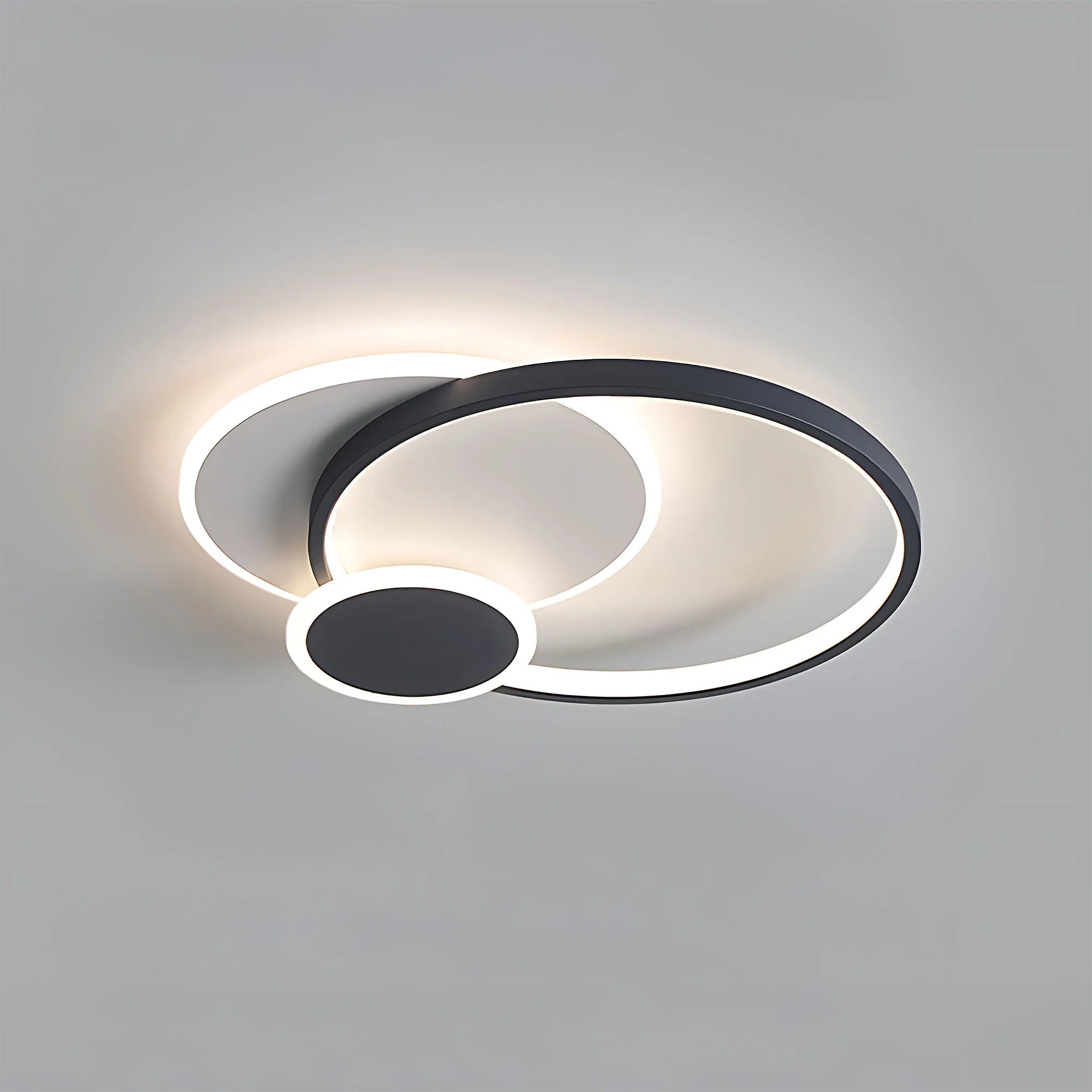 Lampa Sufitowa APP1709-C Plafon LED Czarny + Pilot 8