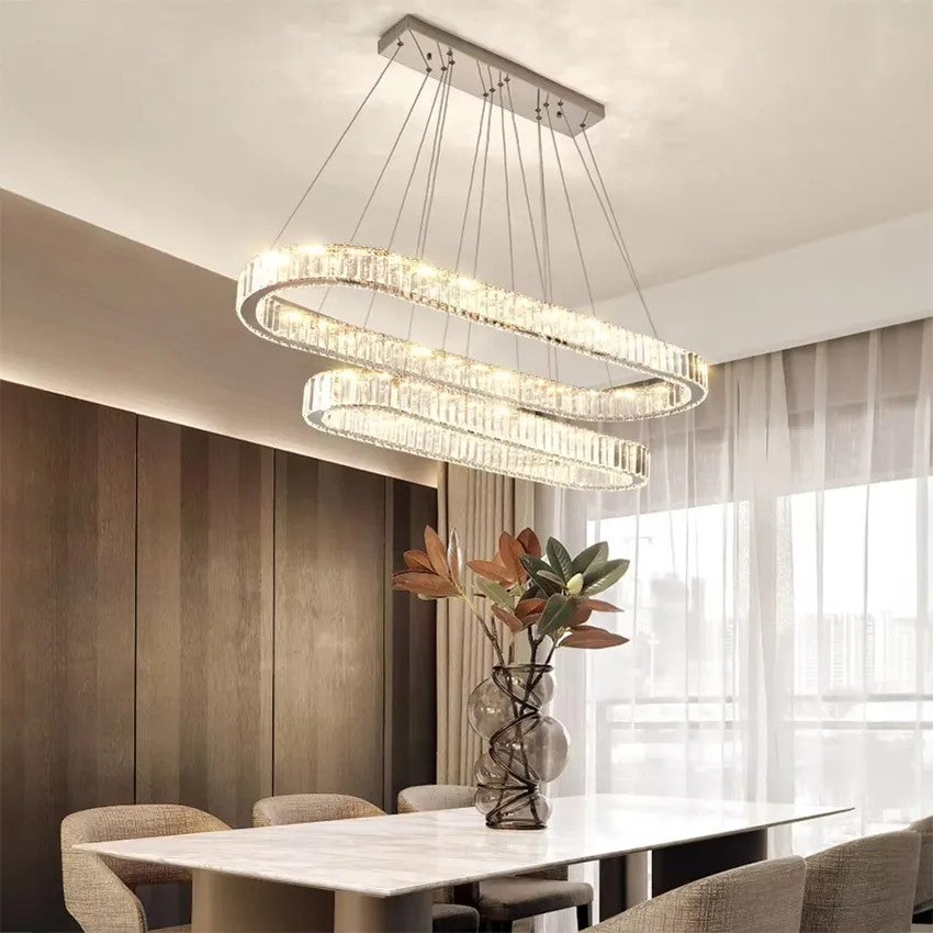 LAMPA SUFITOWA WISZĄCA LED APP1546-CP2 CHROM 8