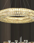 LAMPA SUFITOWA WISZĄCA LED APP1569-CP Gold 80cm 8