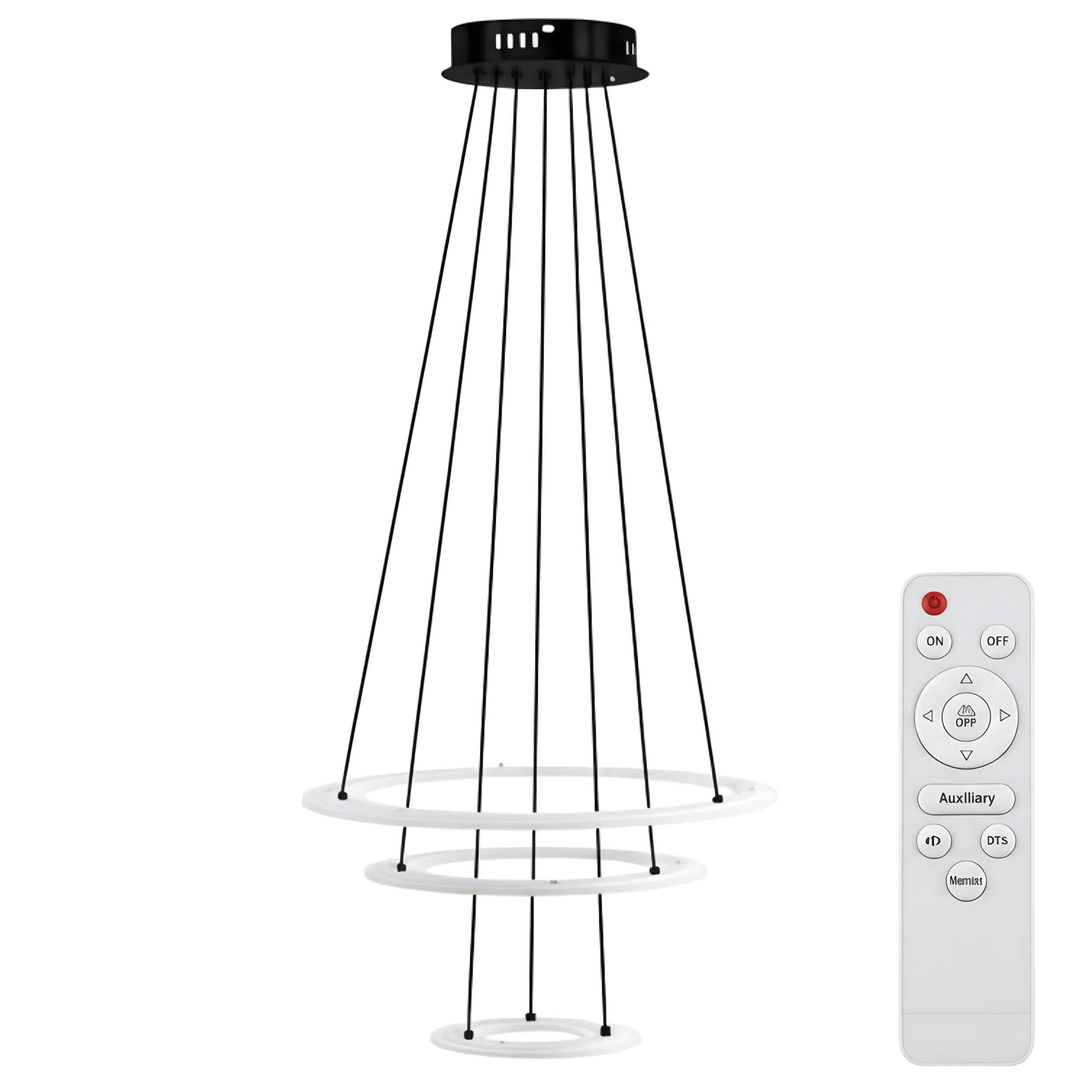 LAMPA WISZĄCA LED G040-3CP CZARNA 8