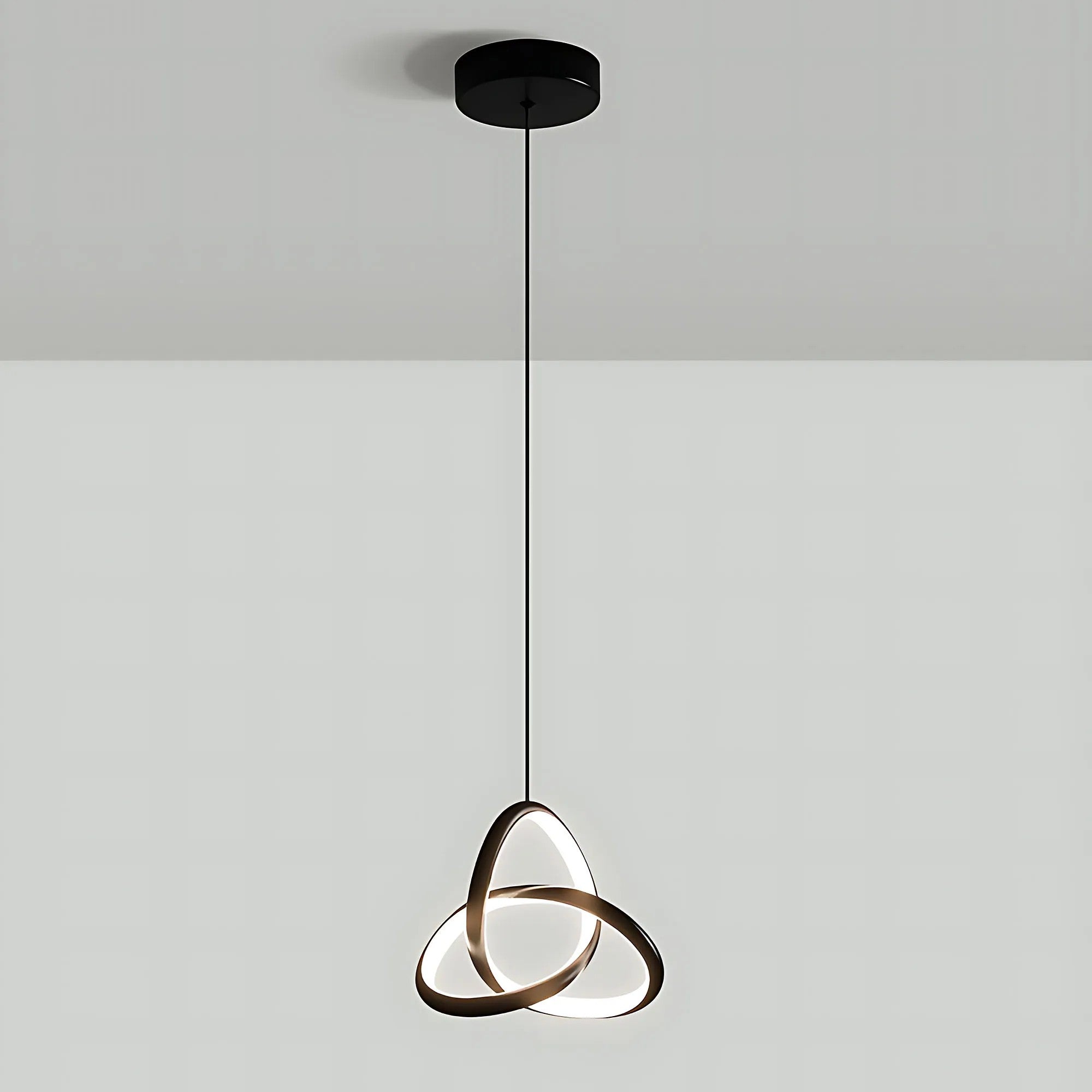 LAMPA SUFITOWA WISZĄCA LED APP1784-CP CZARNA 8