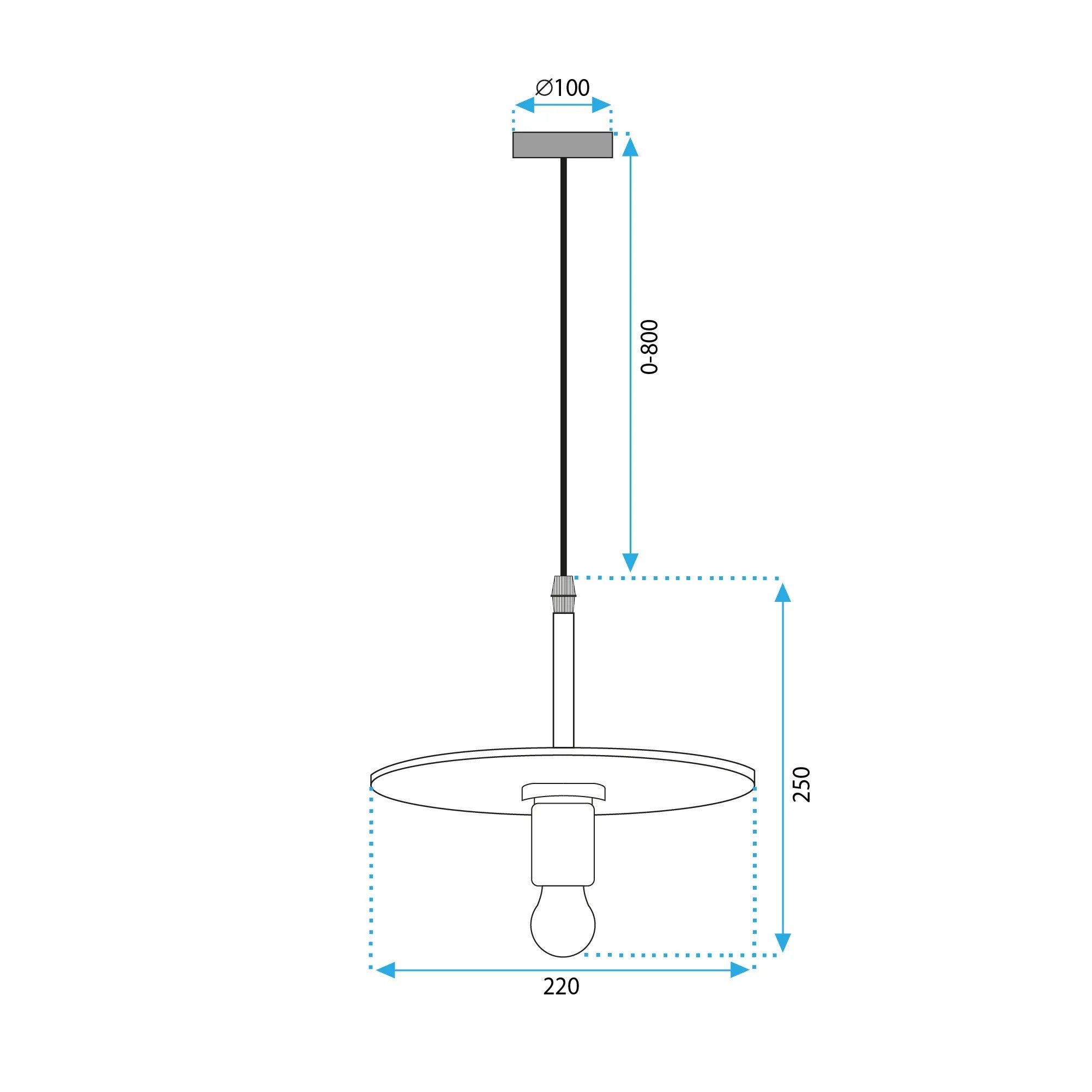 Lampa Wisząca APP1181-1CP 8