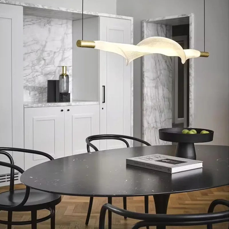 LAMPA SUFITOWA WISZĄCA LED APP1445-CP Złota 8