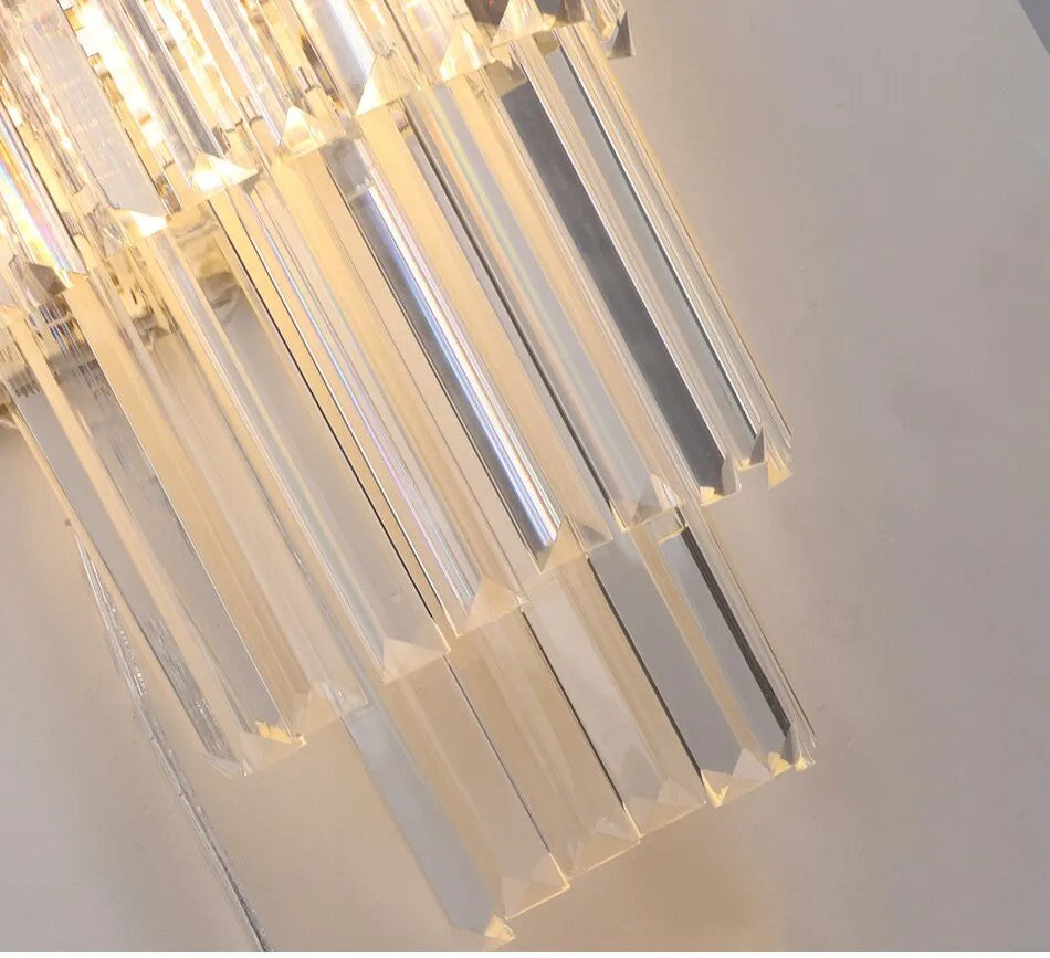 Lampa Kryształowa Kinkiet 312357 Złota 8