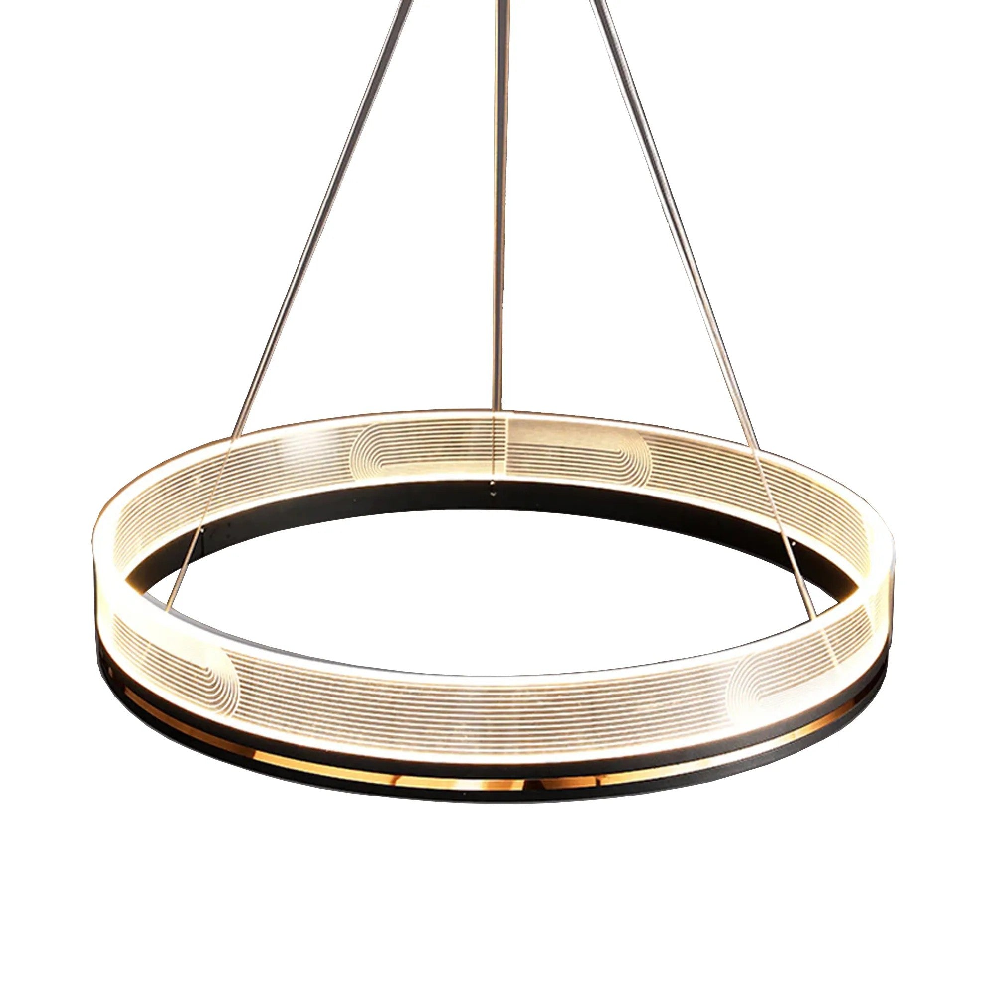 Lampa Wisząca LED APP1192-CP Czarno Złota 8