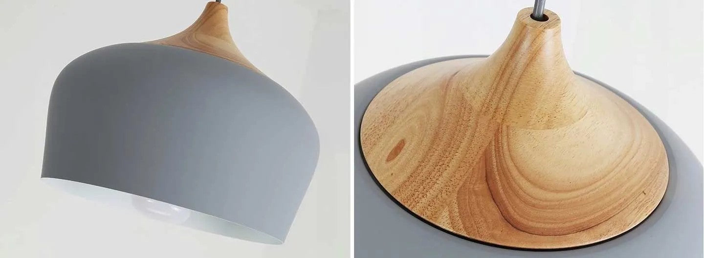 Lampa Sufitowa Wisząca Pojedyncza Bari Szara APP182-1CP 8